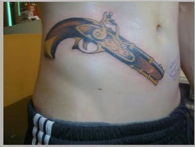 gun tattoo designs 