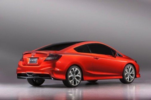 2012 honda civic si concept back angle 505x336 American sports coupe Concept model Civic Si Honda 2011