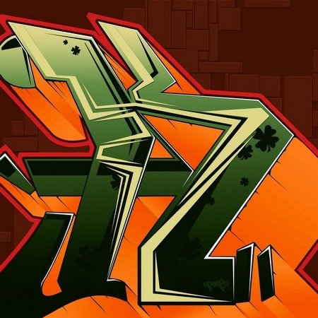 graffiti letters z 3d. graffiti letters z 3d.